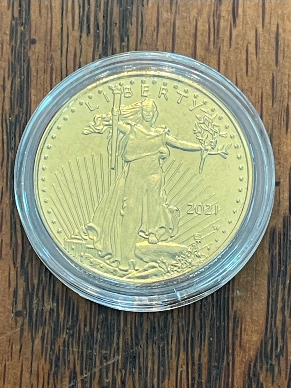 Gold-Colored Decorative Lady Liberty 2021 FOR DIY Project’s Crafting New in Case